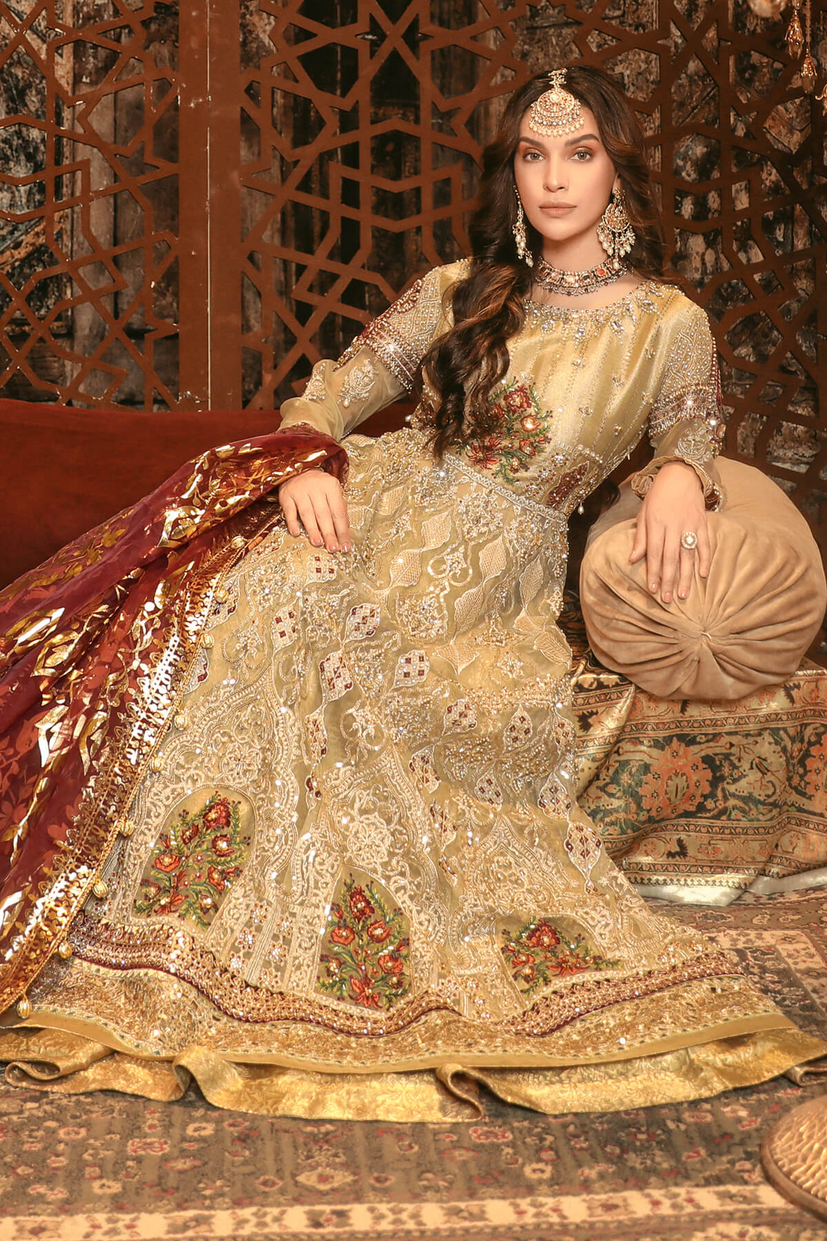 Raeesa Premium | Nooraniat | D1-Camel Golden Skin