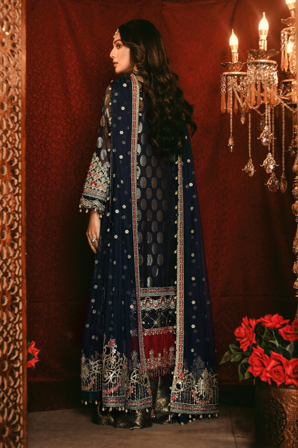 Raeesa Premium | Nooraniat | D3-Dark Midnight Blue