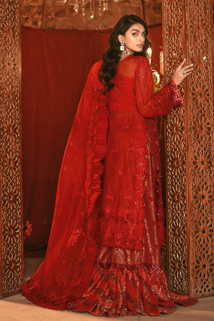 Raeesa Premium | Nooraniat | D4-Crimson Red